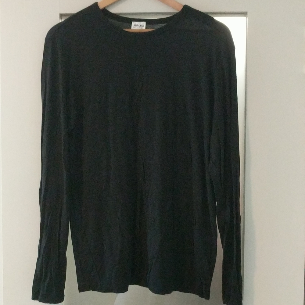 Armani Collezioni Medium Black Sweatshirt